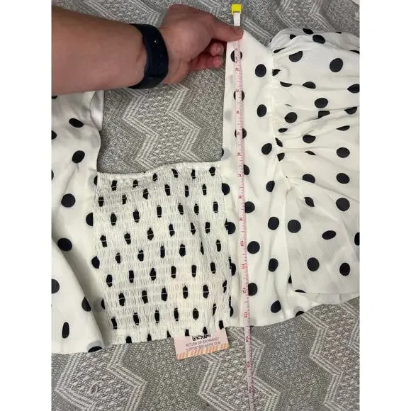 Sunfere Ellie Polka Dot Maxi Skirt Set in White & Black Size XL NWT Going out - Picture 11 of 13